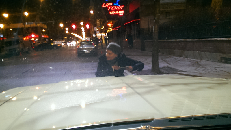 A passerby had to snap a picture of the plate. Note the Avanti in front of me.